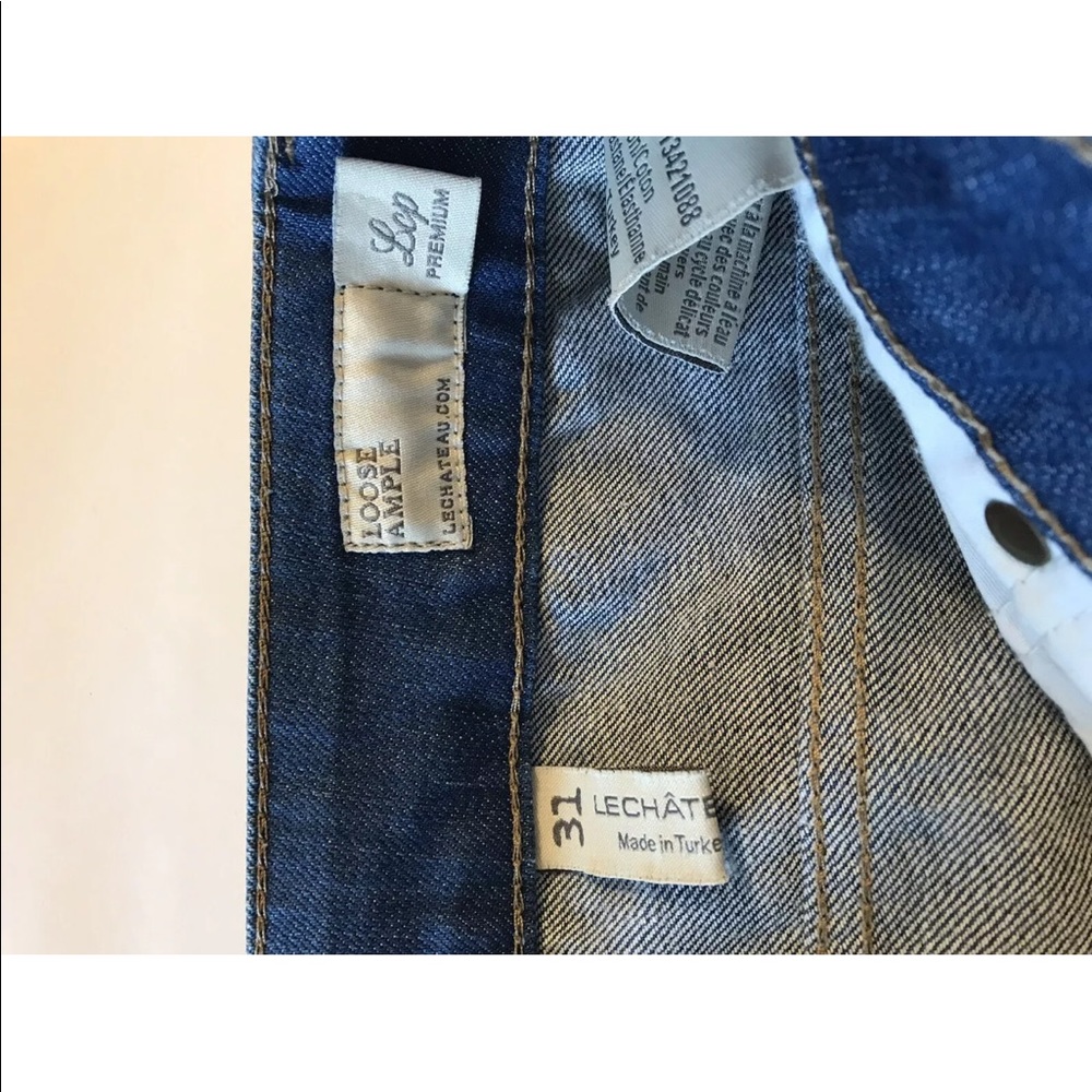Le Chateau Men’s Jeans Faded Blue Denim Slim Fit Straight Leg 31 - Picture 5 of 11
